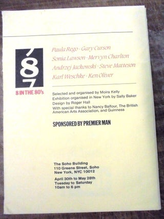 8 in the 80's: An Exhibition of New British Painting