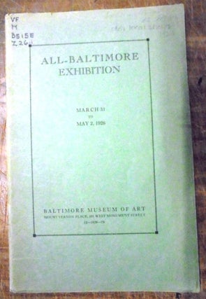 Item #157917 All-Baltimore exhibition