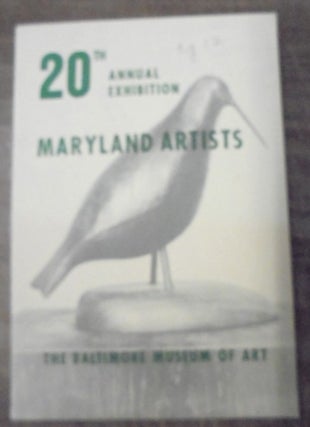 Item #157933 20th Annual Exhibition of Maryland Artists