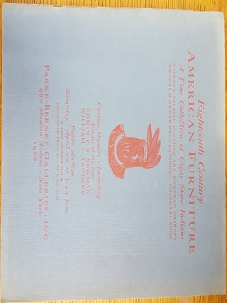 Item #157938 American furniture by New England, New York & other cabinetmakers. Sale No. 2689; A...