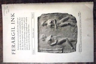 Item #157968 Ferargil Ink, Volume I, Number I, December 1925