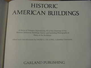 Historic American Buildings: New York (8-volume set)
