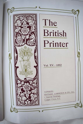 Item #158063 The British Printer Vol. XV - 1902