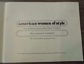 American Women of Style: An Exhibition Organized by Diana Vreeland
