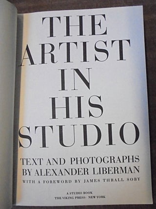 The Artist in His Studio