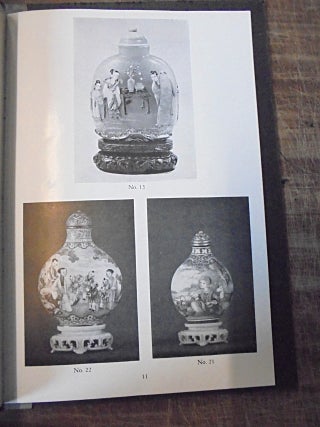 Exhibition of Chinese Snuff Bottles of the 17th and 18th Centuries From The Collection of Mr. and Mrs. Martin Schoen