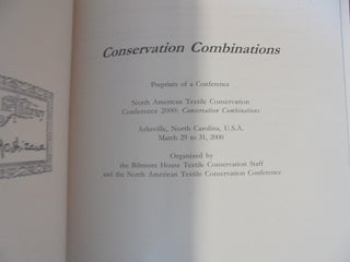 Conservation Combinations, Preprints