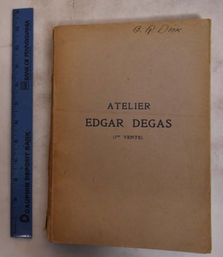 Catalogue des Tableaux, Pastels, et Dessins par Edgar Degas et Provenant de son Atelier (Vols. 1,2,3,4) TOGETHER WITH Catalogue des Tableaux Modernes et Anciennes ...Collection Edgar Degas (March 26-27, 1918) TOGETHER WITH Catalogue des Eaux-Fortes Vernis-Mous, Aqua-Tintes, Lithographies et Monotypes par Edgar Degas et provenant de son atelier (Nov. 22+23, 1918)