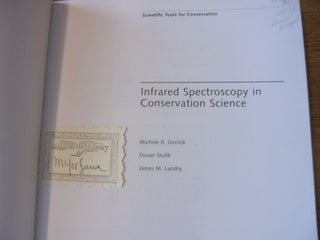 Infrared Spectroscopy in Conservation Science (Scientific Tools for Conservation)