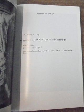 Catalogue of Important Old Master Paintings. Including works by Alessandro Alori, Bernardo Bellotto, Francesco Botticini, Cecco di Pietro, Cristoforo da Bologna, Francesco Fontebasso, Agnolo Gaddi, Giovanni Pedrini called Giampietrino, Francesco Guardi, Lippo di Dalmasio, Michele Marieschi, Giovanni Antonio Pellegrini, Luca Spinelli called Spinello Aretino, Tommaso, Francesco Traballesi, Bernadino Zaganelli, works also by French Masters Including Jean Baptiste Charpentier, Philippe-Auguste Hennequin, [etc.]