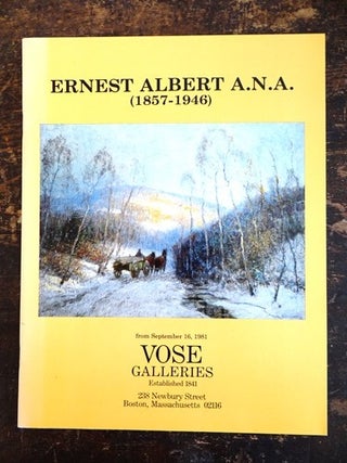 Item #1586 Ernest Albert, A.N.A. (1857-1946). Robert C. III Vose