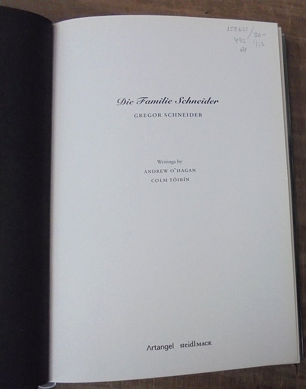 Die Familie Schneider | Gregor Schneider, Andrew O