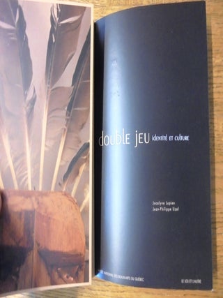 Double jeu: identit&eacute; et culture: Willie Cole, Ron Noganosh, Richard Purdy