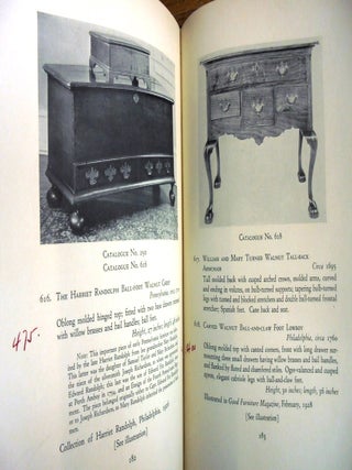 Colonial Furniture: The superb collection of the late Howard Reifsnyder, including signed pieces by Philadelphia cabinetmakers, formerly contained in the Reifsnyder residence, the Pennsylvania Museum and Mount Pleasant Mansion, Philadelphia; sold by order of the executors, Hannah G. Reifsnyder and Corn Exchange National Bank and Trust Company, Philadelphia