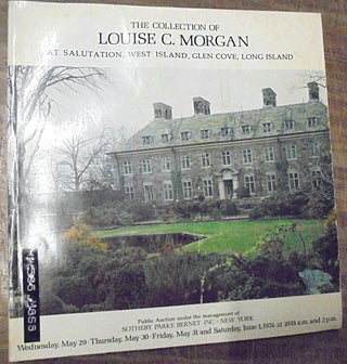 Item #158825 The Collection of Louise C. Morgan at Salutation, West Island, Glen Cove, Long...