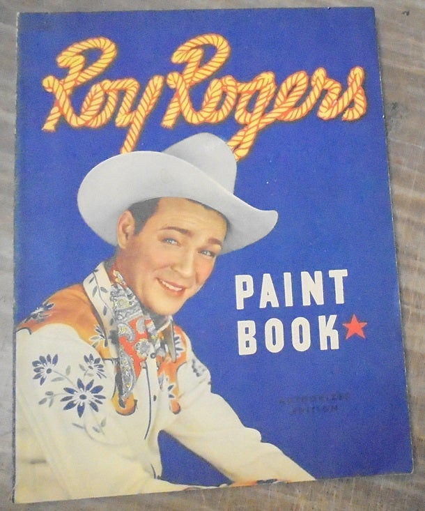 Item #158890 The Roy Rogers Paint Book. Betty Goodan.
