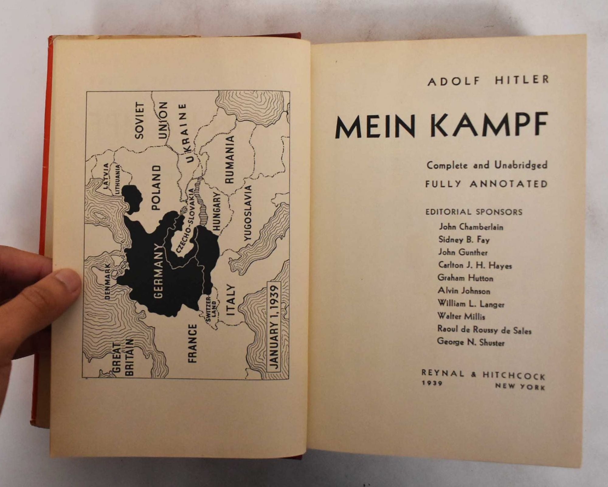 Mein Kampf Complete and Unabridged ; Fully Annotated | Adolf Hitler