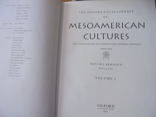 The Oxford Encyclopedia of Mesoamerican Cultures: The Civilizations of Mexico and Central America (3-volume set)