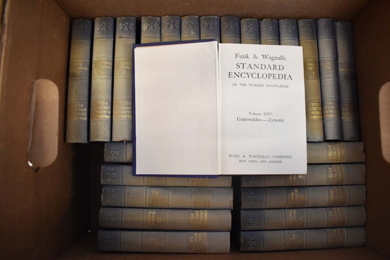 Item #159368 Funk & Wagnalls Standard Encyclopedia of the World's Knowledge (25-volume set)