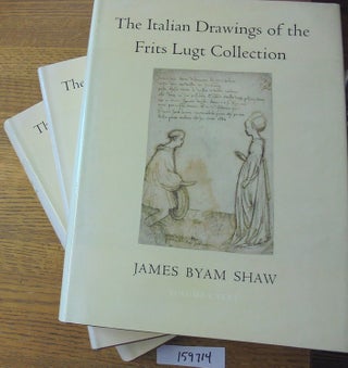 Item #159714 The Italian Drawings of the Frits Lugt Collection (3-volume set). James Byam Shaw