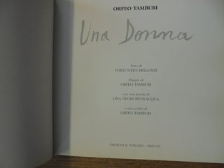 Orfeo Tamburi: Una Donna