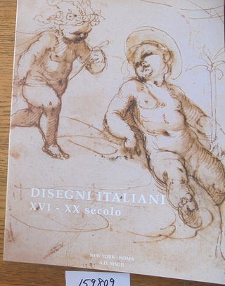 Item #159809 Disegni Italiani XVI-XX secolo. Marcello Aldega, Margot Gordon