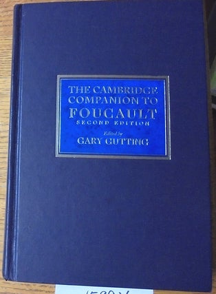 Item #159926 The Cambridge Companion to Foucault. Gary Gutting