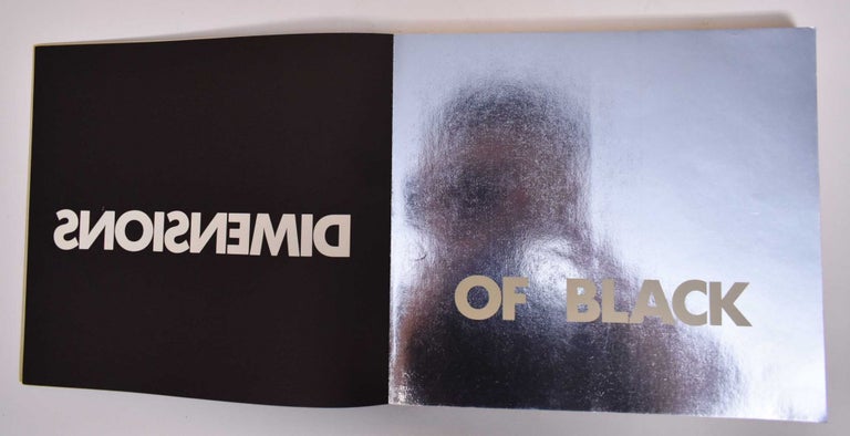 Item #160318 Dimensions of Black. Jehanne Teilhet.