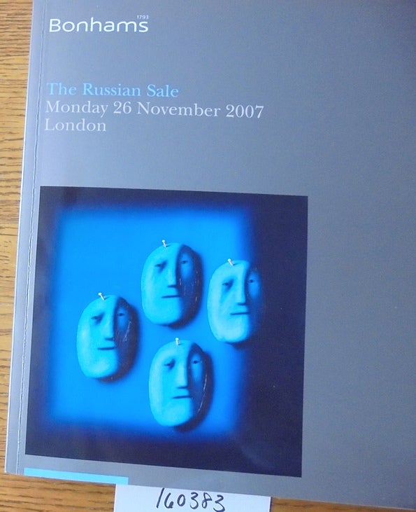 Item #160383 The Russian Sale, Monday 26 November 2007, London. Bonhams.