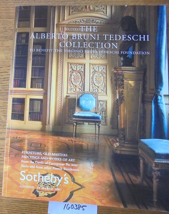 Item #160385 The Alberto Bruni Tedeschi Collection, To Benefit The Virginio Bruni Tedeschi Foundation. Sotheby's.