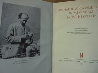 Archaeologica Orientalia: In Memoriam Ernst Herzfeld