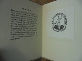 Thoreau MacDonald's Drawings for Dartmouth