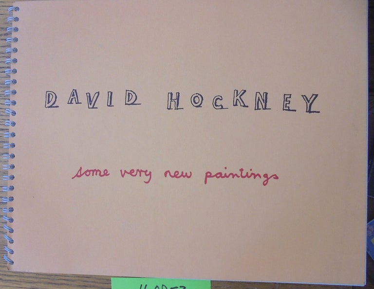 Item #160853 David Hockney: Some Very New Paintings. Andre Emmerich.