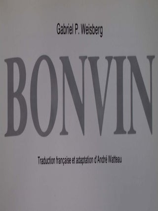 Bonvin (La vie et l'oeuvre)