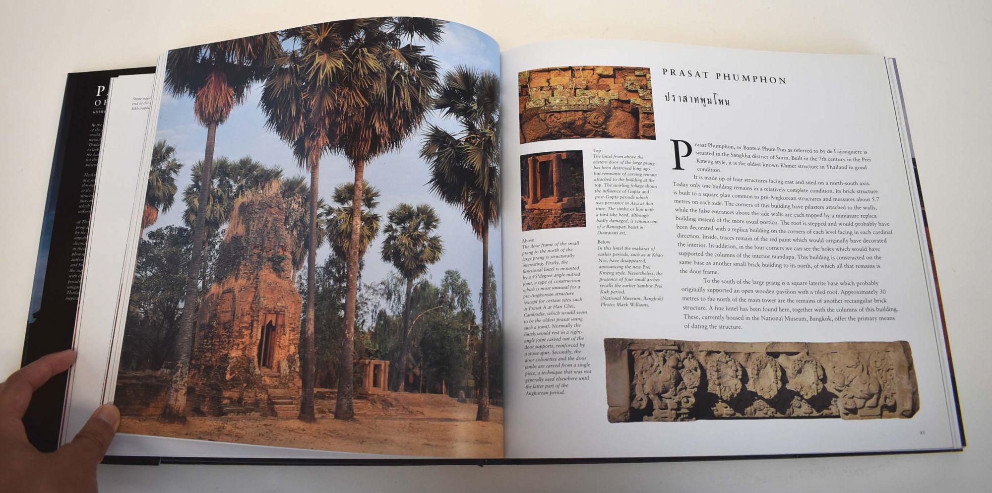 Palaces of the Gods: Khmer Art & Architecture in Thailand by Smitthi  Siribhadra, Elizabeth Moore on Mullen Books