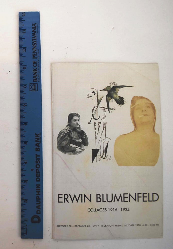 Item #161430 Erwin Blumenfeld: Collages 1916–1934
