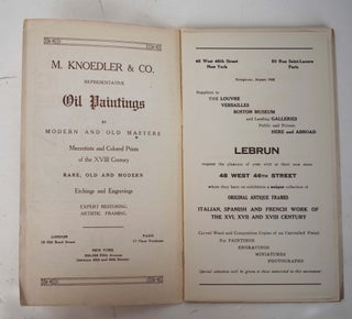 A catalogue of some paintings and sculptures accepted but not hung by the jury of the winter exhibition of the National Academy ... 1914.