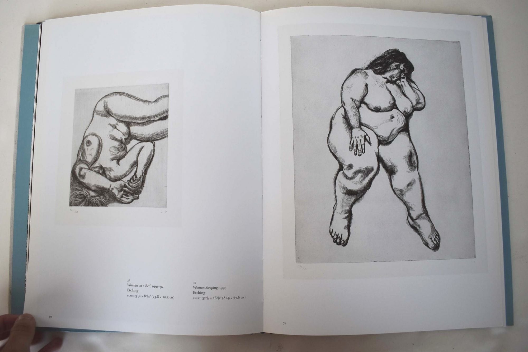 Lucian Freud: The Painter's Etchings by Starr Figura on Mullen Books