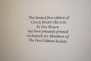 Creek Mary's Blood