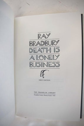 Death is a Lonely Business
