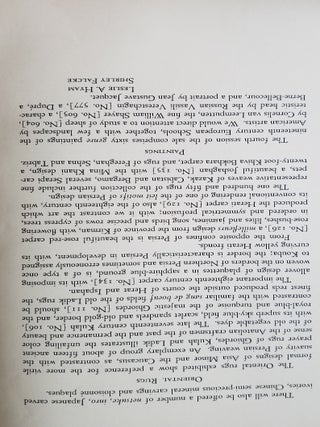 Oriental Art, Oil Paintings (genre paintings of XIX century European schools and a few landscapes by American artists, rugs of Asia Minor, Persian and other fine weaves, Chinese porcelains and fine mineral carvings, Japanese carved ivories and other objects : collection of the late Howard Reifsnyder, Philadelphia)