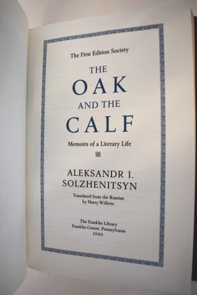 The Oak and the Calf : Memoirs of a Literary Life