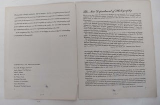 The New Department of Photography (The Bulletin of The Museum of Modern Art 2, Volume VIII, Dec. - Jan. 1940-41)