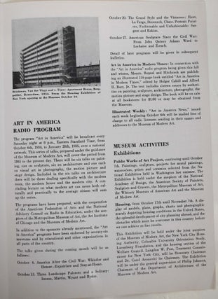 The Bulletin of the Museum of Modern Art : Vol. 2, No. 1, Oct., 1934