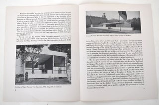 Exposition Architecture : The Bulletin of The Museum of Modern Art, Volume 4, No. 3, January 1936