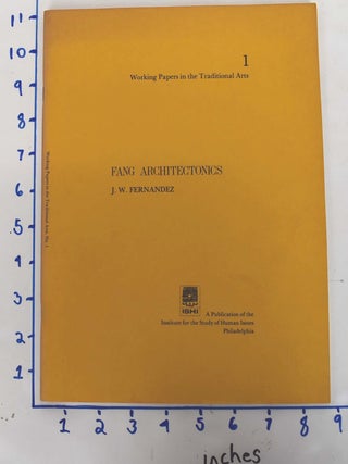 Item #162189 Fang architectonics. J. W Fernandez