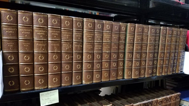 Item #162285 The Complete Works of William Makepeace Thackeray (22-volume set). William Makepeace Thackeray.