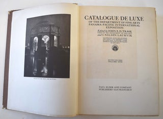 Item #162422 Catalogue DeLuxe of The Department of Fine Arts, Panama-Pacific International...