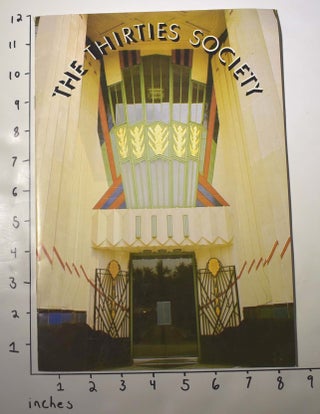 Item #162792 The Thirties Society Journal No. 1. Simon Jenkins, Gavin Stamp