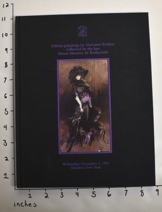 Item #162818 Fifteen Paintings by Giovanni Boldini Collected by the Late Baron Maurice de...
